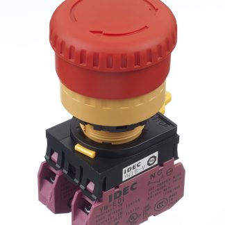 Pulsante di arresto di emergenza Idec YW, Montaggio a pannello, Ø 22mm