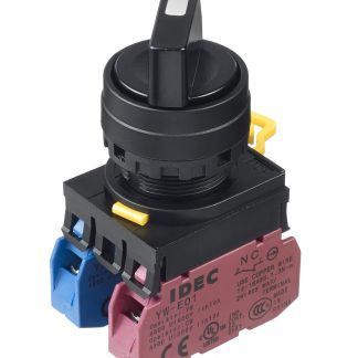 Selettore Idec YW1S-21E11 a 2 posizioni , diam. foro 22mm
