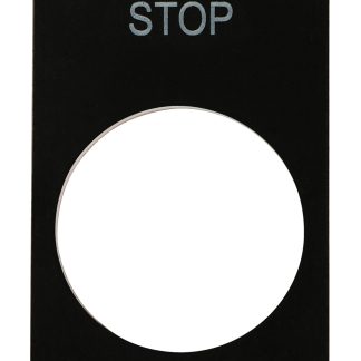 Piastra per legenda RS PRO per uso con Pulsante Ptec