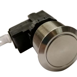 Interruttore a pulsante RS PRO, Momentaneo, SPST, , 16 A, 26 A, IP67 Montaggio a pannello