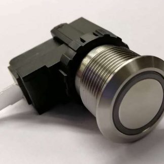 Interruttore a pulsante RS PRO, A ritenuta, SPST, , 16 A, 26 A, IP67 Montaggio a pannello