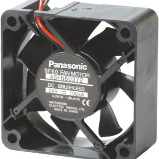 Ventola assiale in c.c. Panasonic ASFN, 0.37m³/min, 12 V c.c., 60 x 60 x 25mm