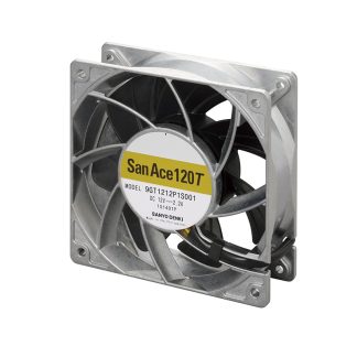 Ventola assiale in c.c. Sanyo Denki San Ace 9GT, 6m³/min, 12 V c.c., 120 x 120 x 38mm, Ø 120mm