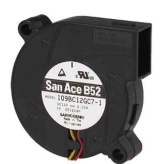 Ventola Sanyo Denki, 4.4cfm, 12 V c.c., 52x15mm