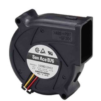 Ventola Sanyo Denki, 12.7cfm, 24 V c.c., 76x30mm