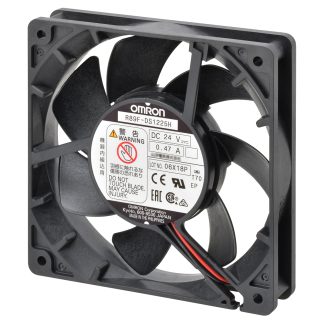 Ventola assiale in c.c. Omron R89F, 1.24m³/min, 24 V c.c., 92 x 92 x 25mm