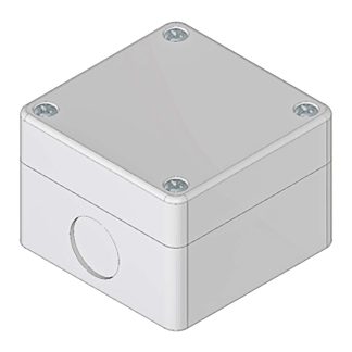 Scatola per pulsante RS PRO, Ø 22mm, 70 x 70 x 51mm, IP65