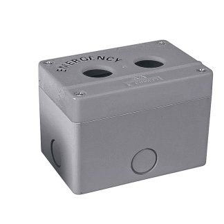 Scatola per pulsante RS PRO, 2 fori, Ø 22mm, 105 x 70 x 74mm, IP65