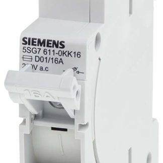 Sezionatore portafusibili Siemens 5SG7611-0KK16, corrente max 16A, 1, fusibile D01 MINIZED 5SG