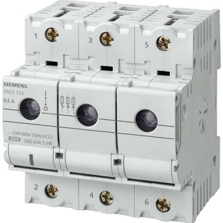 Sezionatore portafusibili Siemens 5SG7163, corrente max 63A, 4, fusibile D02 MINIZZATO 5SG