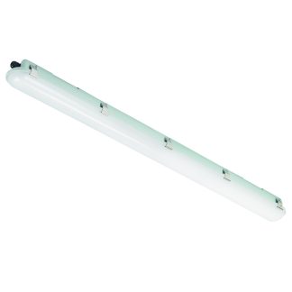 Plafoniera rettangolare RS PRO, 240 V, 55 W, col. 6500K (Luce diurna) tipo LED, L. 1,2 m, IP65