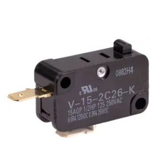 Microinterruttore, Omron, SPST, 15 A a 250 V c.a. VA, 600 mA a 125 V c.c. VA, IP40, per PCB