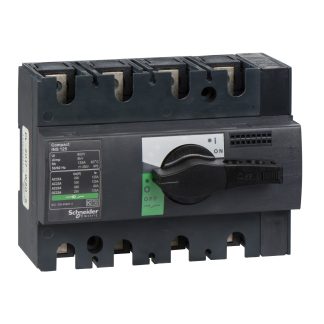 Interruttore di isolamento Schneider Electric 28911, 4P, 125A, IP40