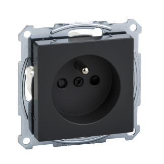Interruttore luce Schneider Electric serie System M, Antracite, IP20