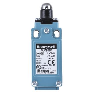 Interruttore di fine corsa Honeywell, Tasto a rotella, NO/NC, 300V, 10A, IP66