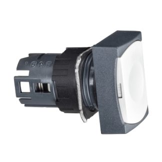 Attuatore pulsante tipo Ritorno a molla ZB6DA1 Schneider Electric serie Harmony XB6, Bianco