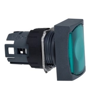 Attuatore pulsante tipo Ritorno a molla ZB6DW3 Schneider Electric serie Harmony XB6, Verde