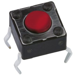Interruttore tattile APEM, SPST, 6 x 6 x 7mm, L. attuatore 3.5mm