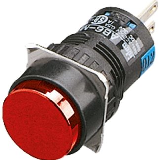 Interruttore a pulsante Idec, Momentaneo, SPDT, , 1 A a 120 V c.a., 1 A a 24 V c.c., IP65 Montaggio a pannello
