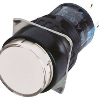 Interruttore a pulsante Idec, Momentaneo, SPDT, luminoso, 1 A a 120 V c.a., 1 A a 24 V c.c., IP65 Montaggio a pannello