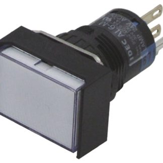 Interruttore a pulsante Idec, Momentaneo, SPDT, luminoso, 1 A a 120 V c.a., 1 A a 24 V c.c., IP40 Montaggio a pannello