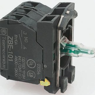 Blocco contatti e segnalazione Schneider Electric, 1NO + 1NC, 230 → 240V ca, terminali a A vite, LED universale