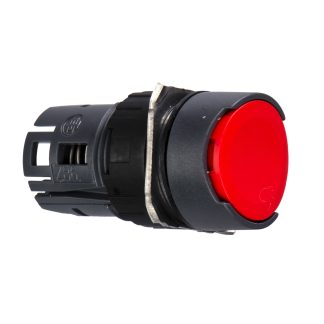 Attuatore pulsante tipo Ritorno a molla ZB6AA4 Schneider Electric serie Harmony XB6, Rosso