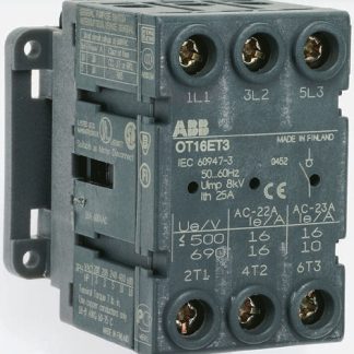Interruttore di isolamento ABB OT100FT3 1SCA105023R1001, 3P, 100A, 750V ca, Montaggio a pannello, IP20