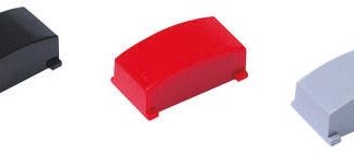 Coperchio pulsante, Nero, 1630009, per uso con Interruttore a pulsante per circuito stampato