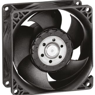 Ventola assiale in c.c. ebm-papst 8200 J, 132.6m³/h, 12 V dc, 80 x 80 x 38mm