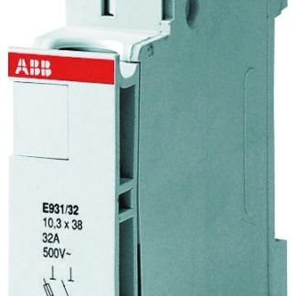 Sezionatore portafusibili ABB 2CSM204723R1801 E 94/32, corrente max 32A, 4, fusibile 10 x 38mm, guida DIN System Pro M