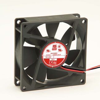 Ventola assiale in c.c. RS PRO, 26cfm, 24 V dc, 80 x 80 x 25mm