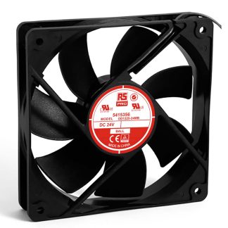 Ventola assiale in c.c. RS PRO, 141m³/h, 24 V dc, 120 x 120 x 25mm