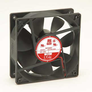 Ventola assiale in c.c. RS PRO, 178.4m³/h, 24 V c.c., 120 x 120 x 38mm