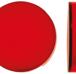 Lente pulsante Rotonda Omron A165L-TR, colore Rosso, per uso con interruttore a pulsante serie A16
