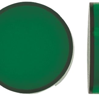 Lente pulsante Rotonda Omron A165L-TG, colore Verde, per uso con interruttore a pulsante serie A16