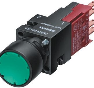 Pulsante Siemens, luminoso, IP65 Montaggio a pannello