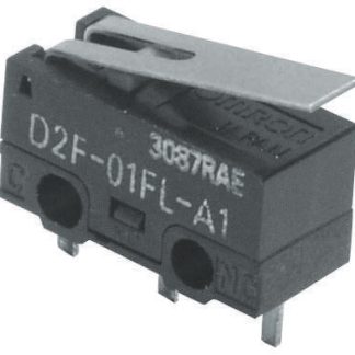 Microinterruttore, Omron, SPDT, 100 mA a 30 V cc, IP40, per PCB