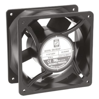 Ventola assiale in c.a. RS PRO, 120.6m³/h, 230 V c.a., 120 x 120 x 38mm