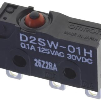 Microinterruttore, Omron, SPDT, 100 mA a 30 V cc, IP67, A saldare
