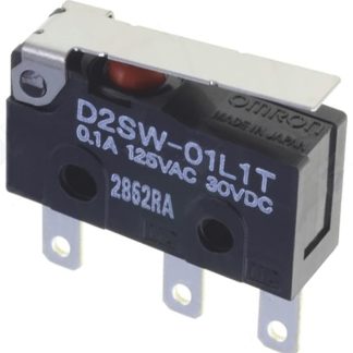 Microinterruttore, Omron, SPDT, 2 A a 250 V ca, IP67, per PCB