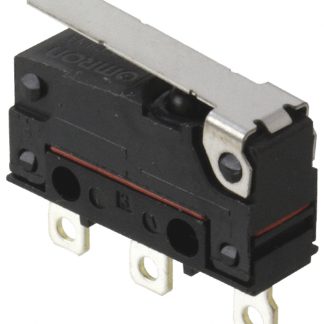 Microinterruttore, Omron, SPDT, 2 A a 250 V ca, IP67, A saldare