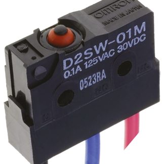 Microinterruttore, Omron, SPDT, 2 A a 250 V ca, IP67, pre-cablato