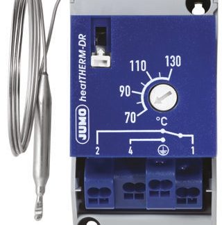 Termostato Capillare Jumo, +130°C max., NO/NC