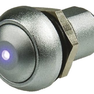 Interruttore a pulsante APEM, A ritenuta, SPST, luminoso, 5 A @ 28 V dc, IP67 Montaggio a pannello