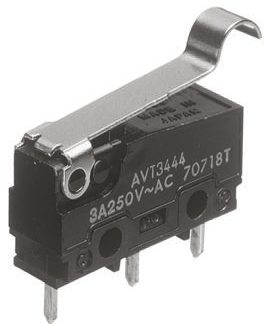 Microinterruttore, Panasonic, SP-CO, 3 A a 250 V c.a., IP40, per PCB