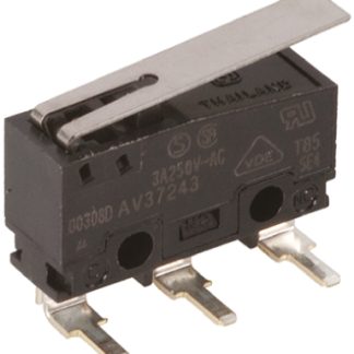 Microinterruttore, Panasonic, SP-CO, 5 A a 250 V c.a., per PCB, inclinato a sinistra