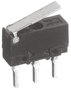 Microinterruttore, Panasonic, SP-CO, 500 mA a 30 V c.c., per PCB