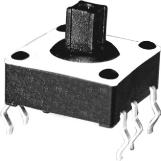 Interruttore tattile KNITTER-SWITCH, SPDT, 12.4 x 12.4mm, PCB