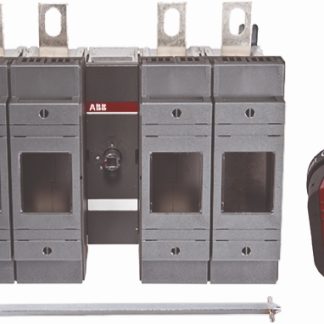 Sezionatore portafusibili ABB OS250B22N2P 1SCA022778R9940, corrente max 250A, 4, fusibile B1-B3, guida DIN OS250B